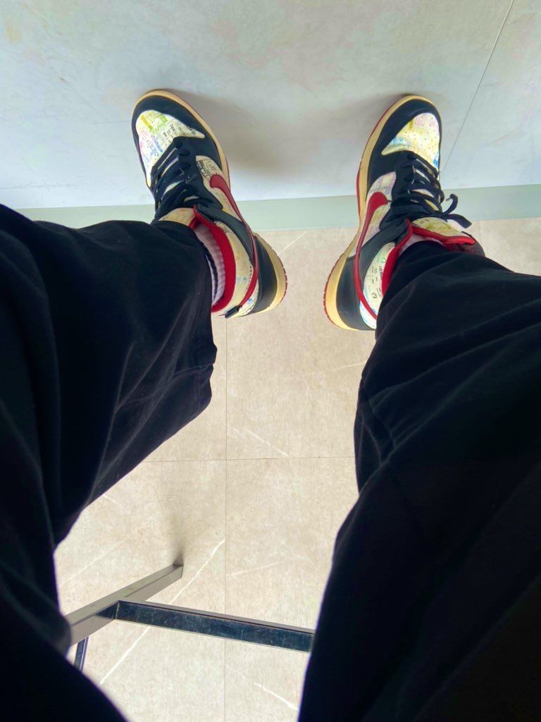 今日のスニーカー👟とラーメン🍜