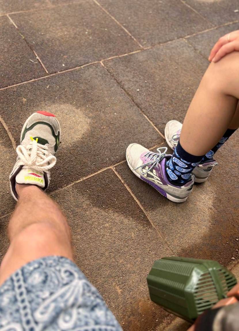 はぃ、きましたーこんにちは🤭アスレチックからの水遊び🤣
👟