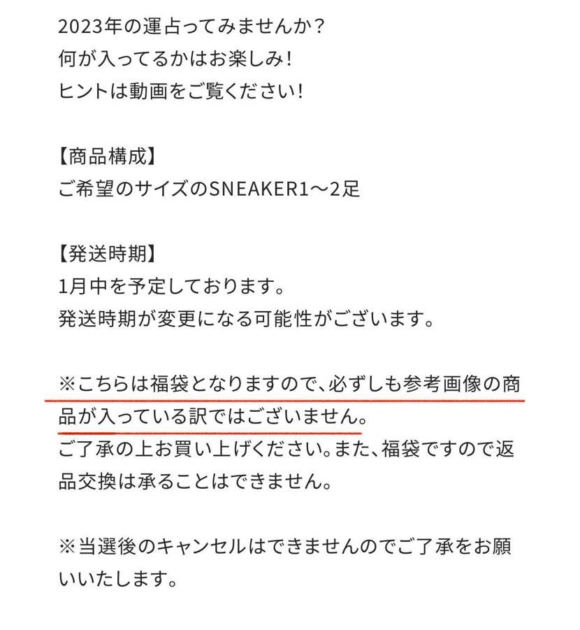 首ニキの福袋ちゃんと読んだらめっちゃ怖い文出て来た。


