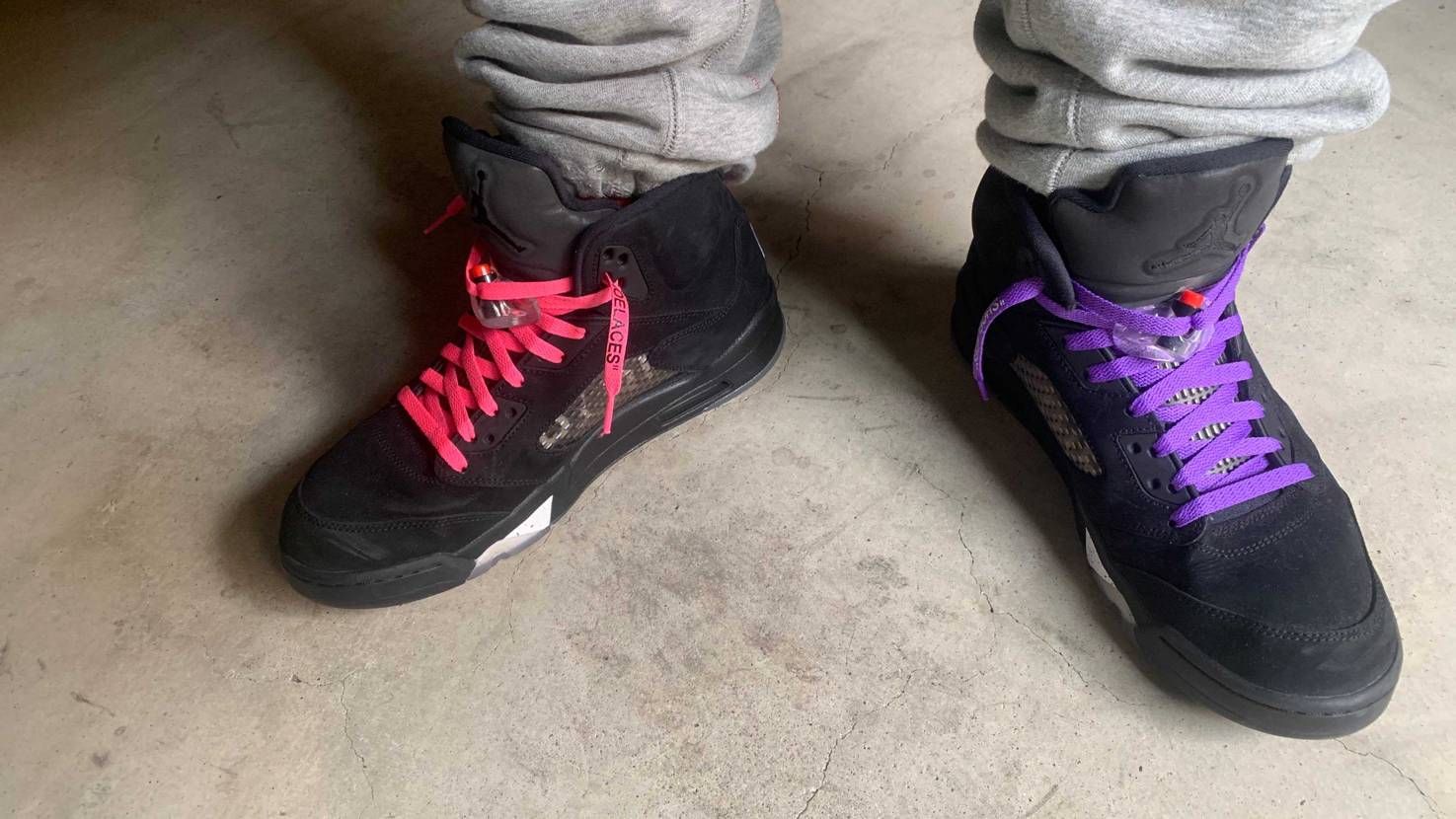 サンジェルマンAJ5の紐を変えてみた #nike #aj5