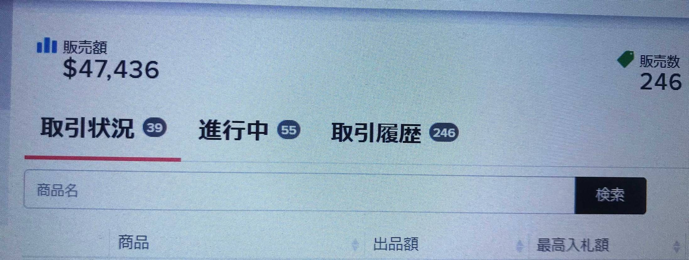 ストック情報。

売りの進行中がとうとう55件になってしまいました。

