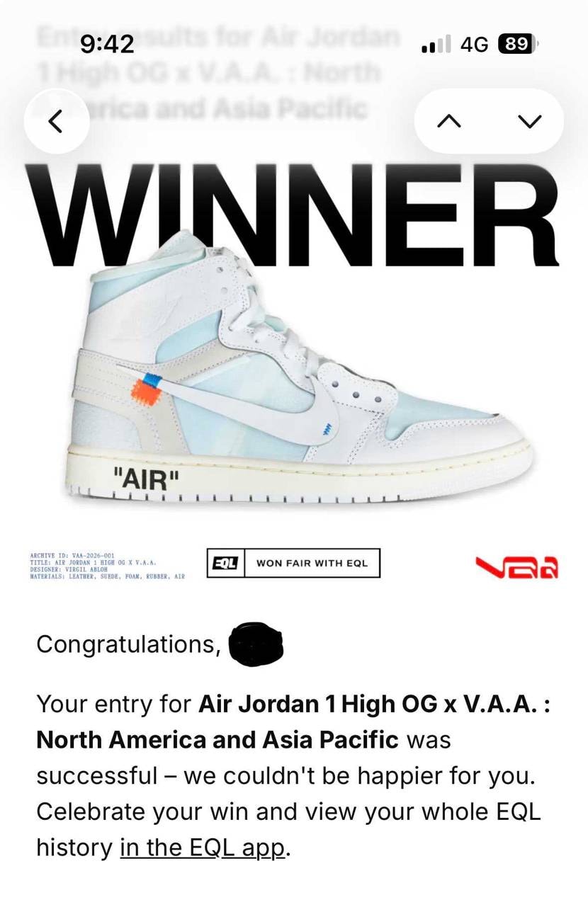 初めて当たったよ笑笑
今年入って欲しいスニーカー全てハズレだったのは
このた