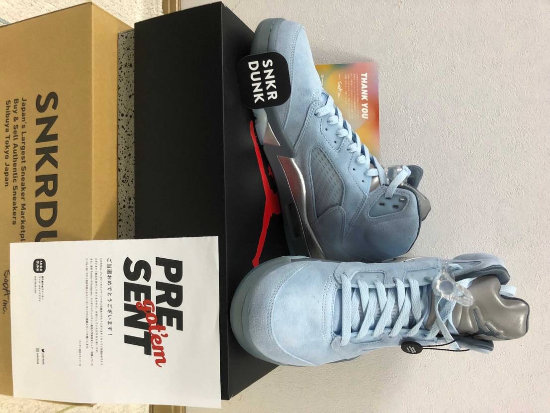 スニダンさんからのプレゼントAJ5👟
メチャかっこいい‼️