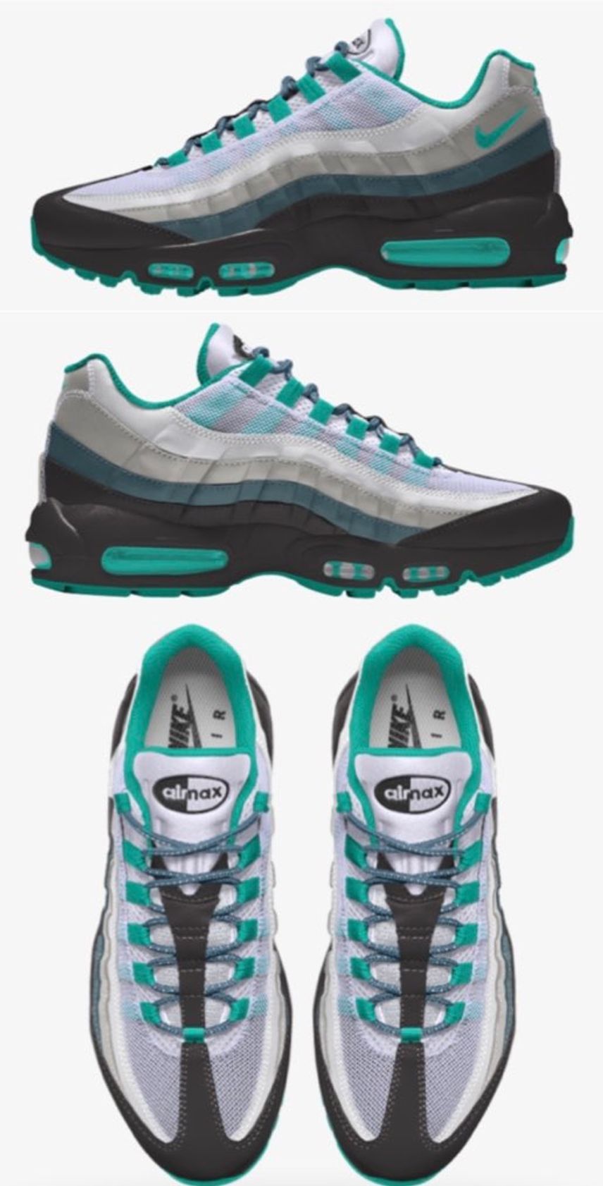 どっちが良いですね?
作っちゃいました!グリーングラデ!笑
#nike