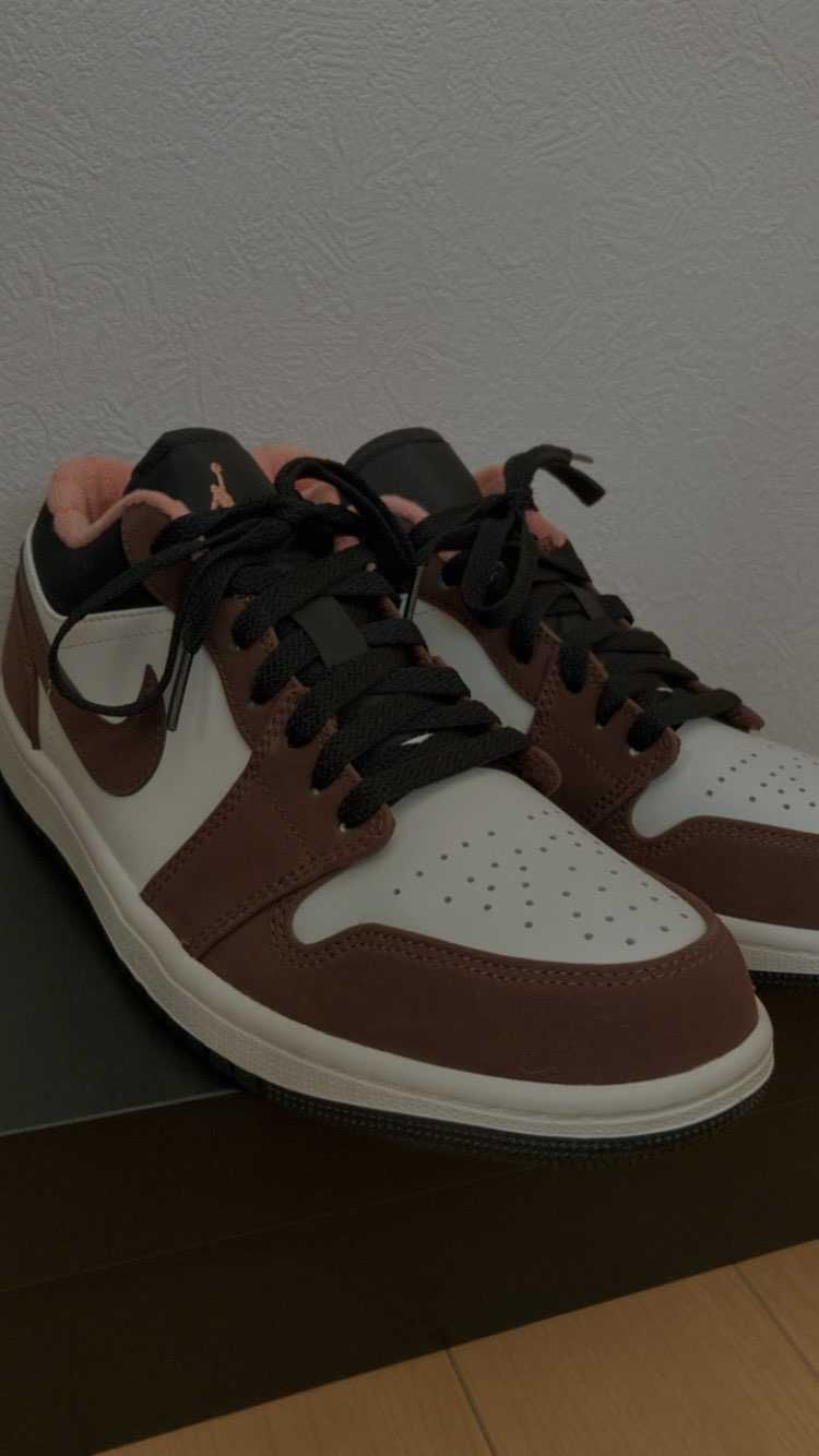 エアジョーダン1Lowダークモカブラウン買いました！！