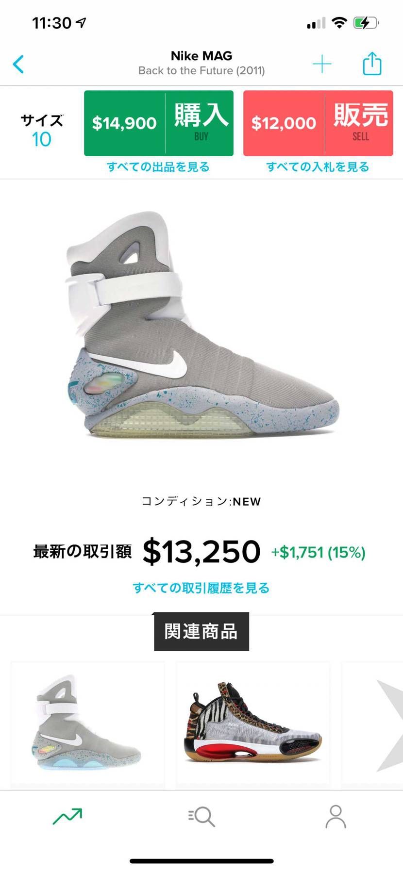 ストックXで100万越えのスニーカーは買えますか？(日本在住)
また2011年