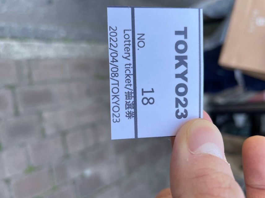 Tokyo23
40人くらい中30人当たりで無事マイサイズゲット!