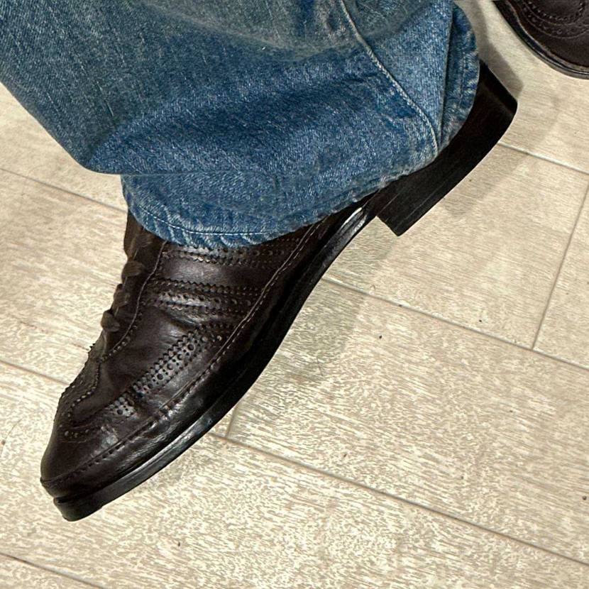 Sambaのソールをドレスシューズ仕様にリメイクしてもらいま