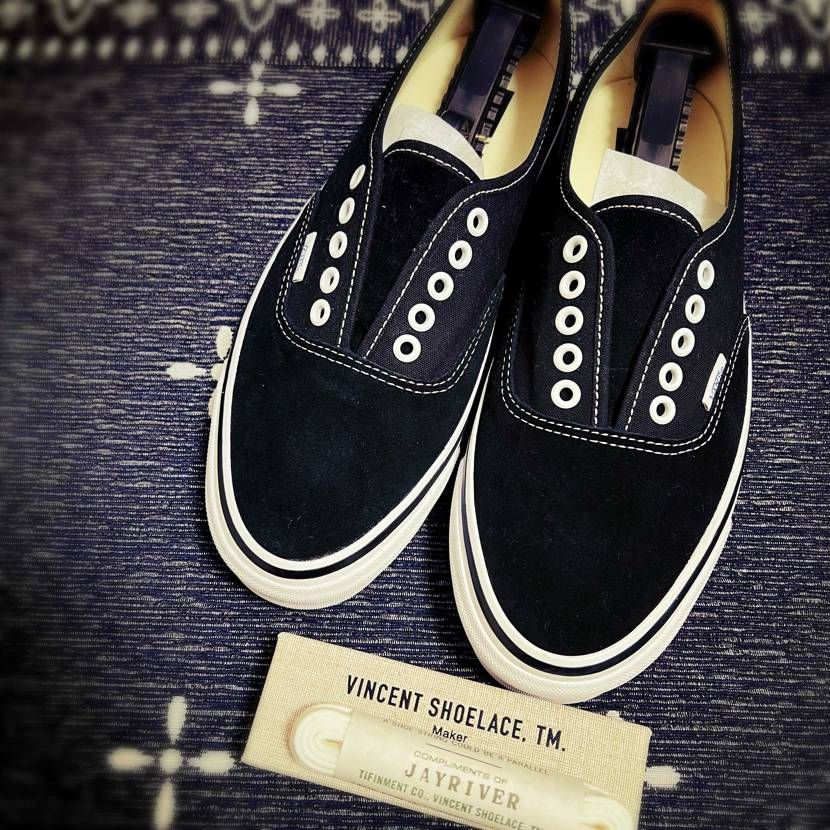 誰もオーセンのシューレース変えてるなんて気づくまい…😏
完全に自己満だけど、こ