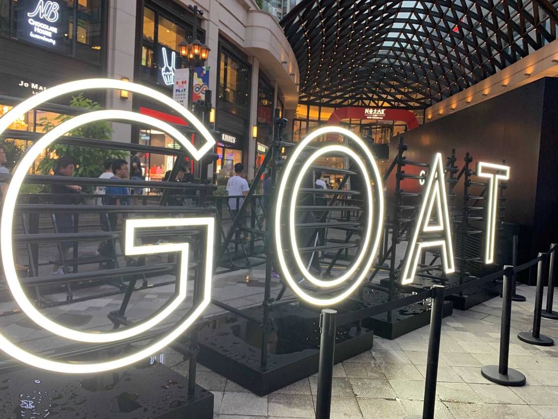 先日中国でGOATがスタートしたらしい。オープンイベで抽選参