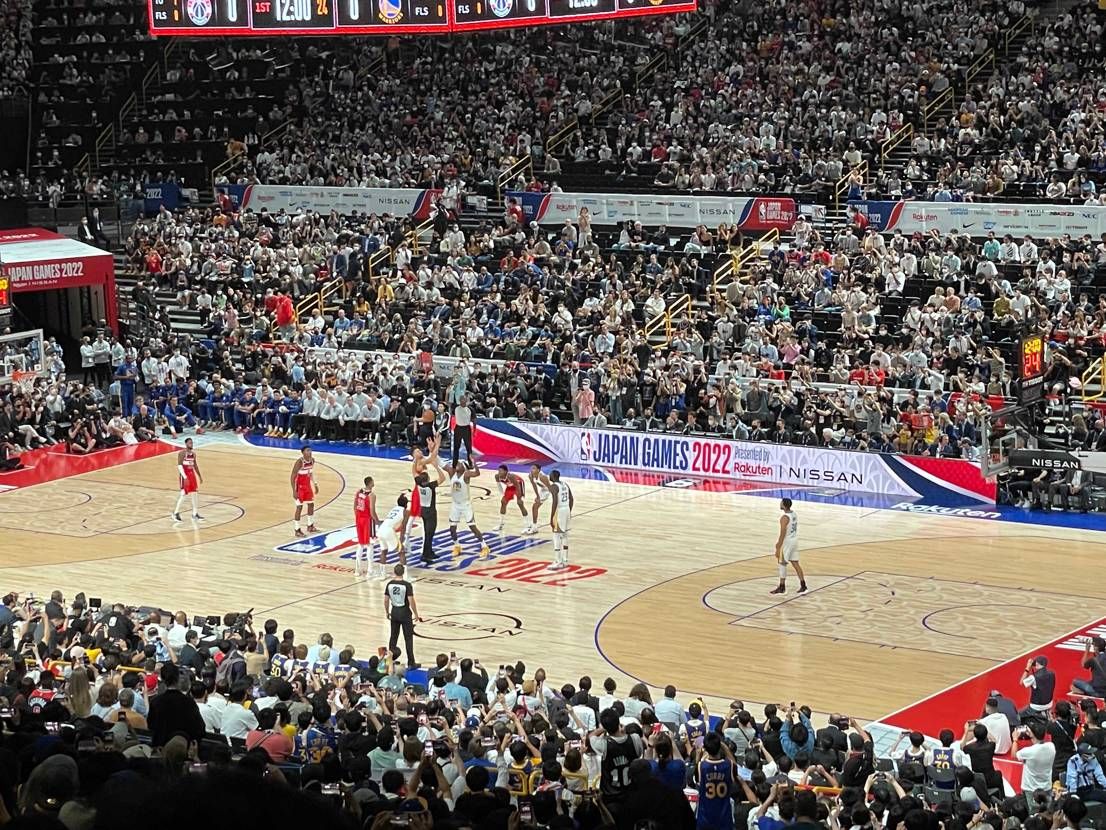 カリーやビールも見れたのももちろん嬉しかったけど、まさか日本人がNBA選手になっ