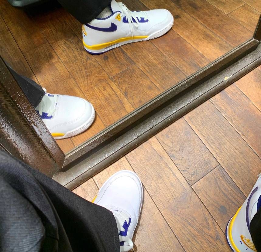 やっと晴れてくれた、、、
なんとなくレイカーズっぽくて◎