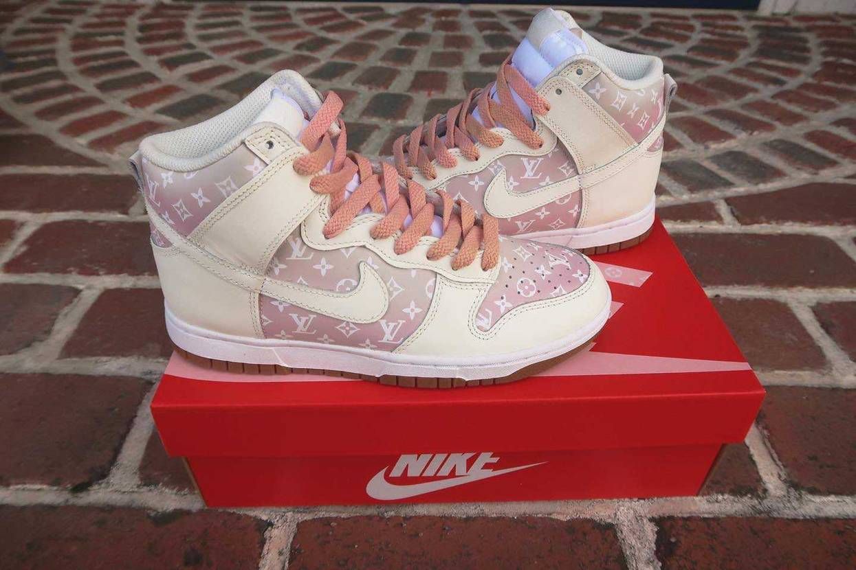NIKE BY YOU “ VUITTON " paint