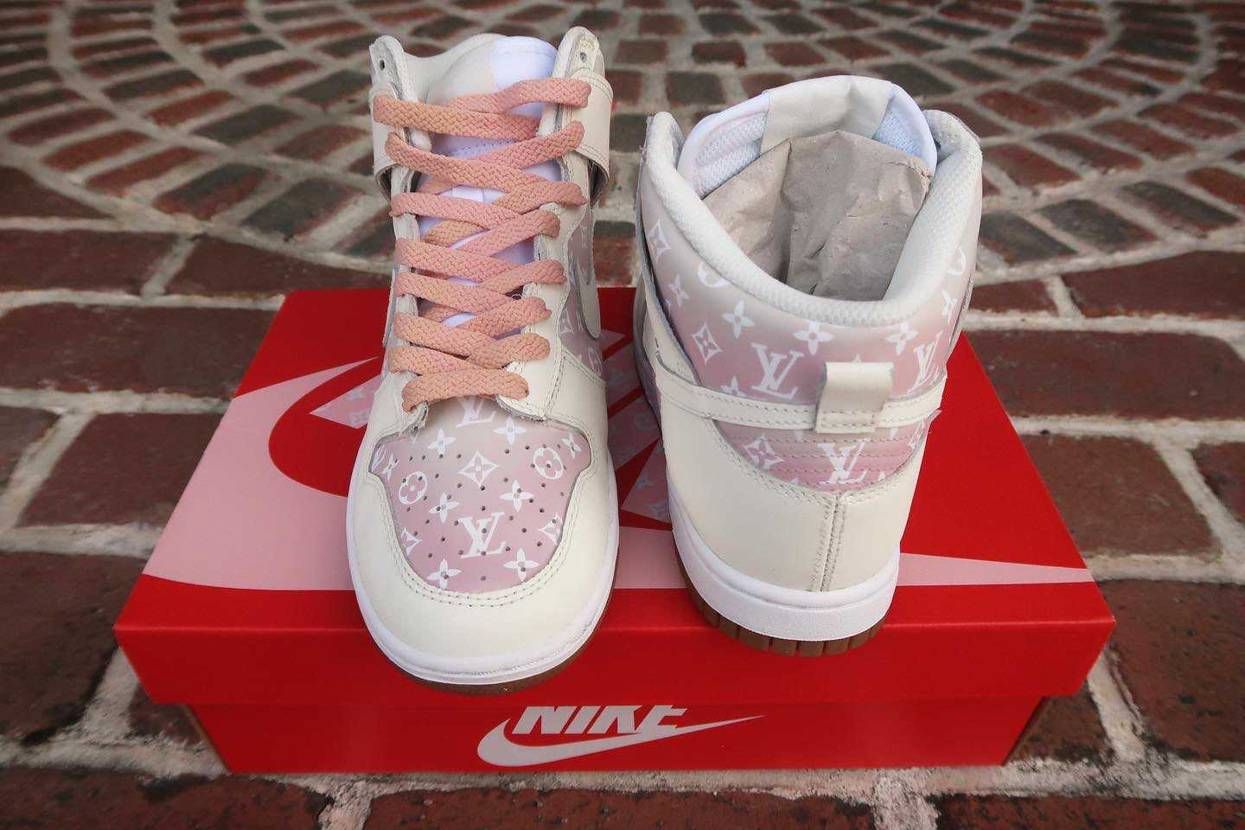 NIKE BY YOU “ VUITTON " paint
