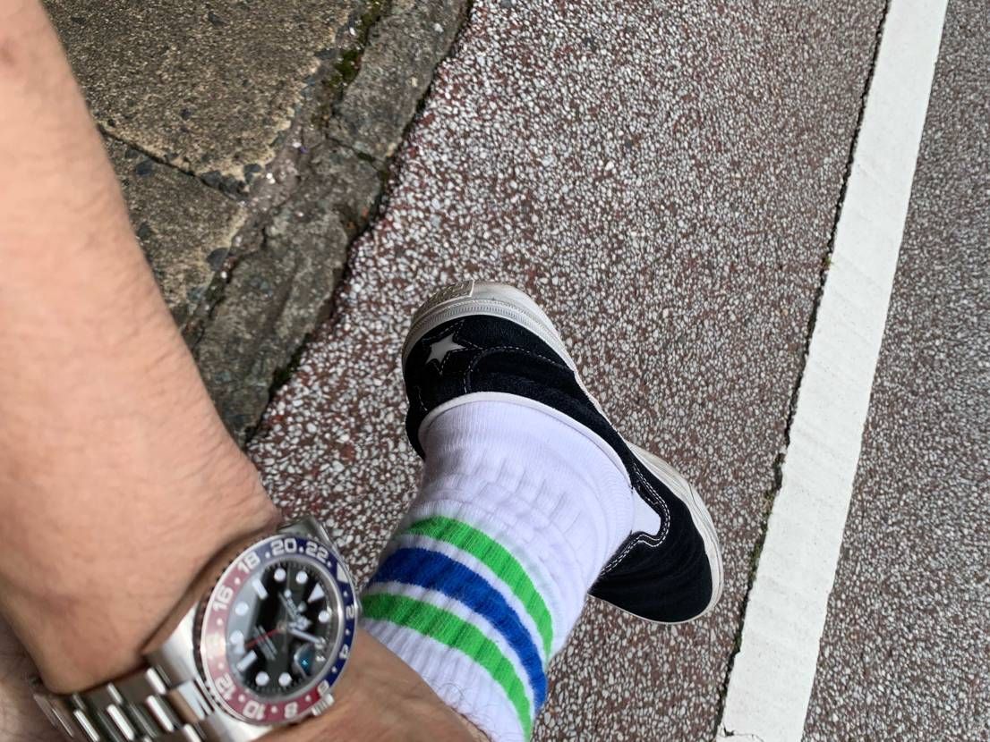 最近コンバース ばっかり履いちゃいます😁
ファミリーマートソックス🧦😅