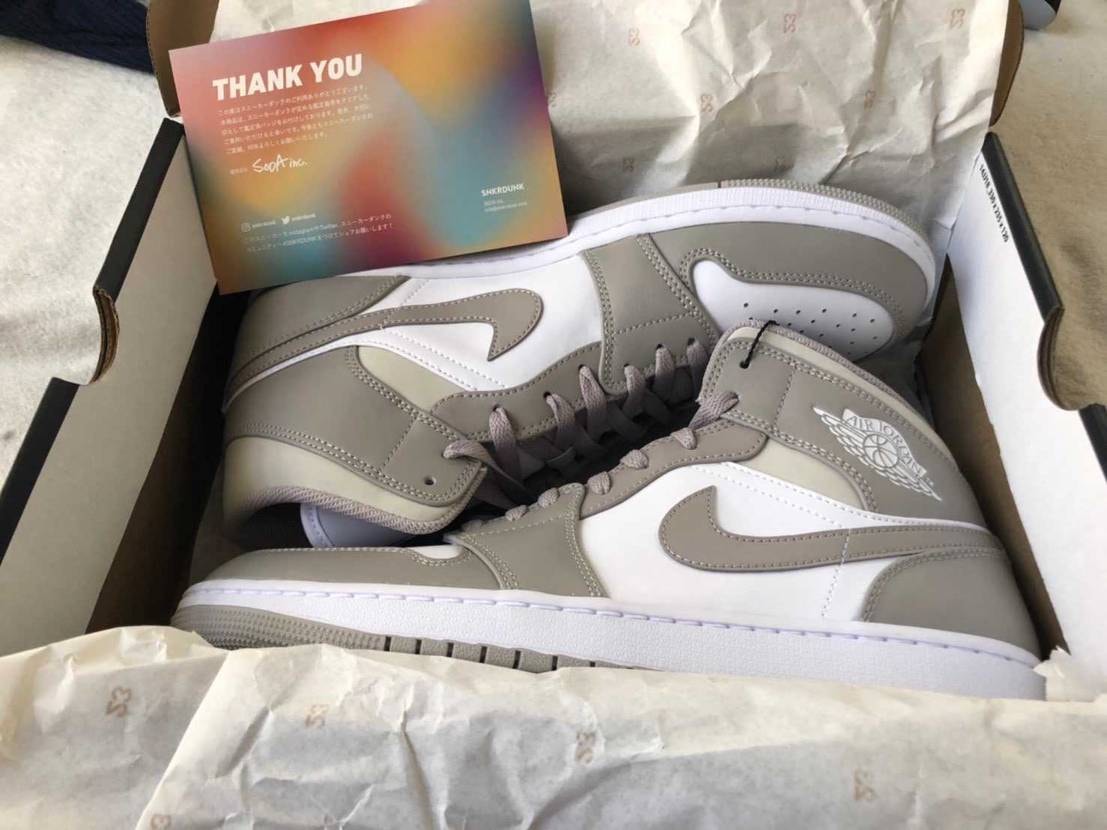 ジョーダンが届いた日の写真