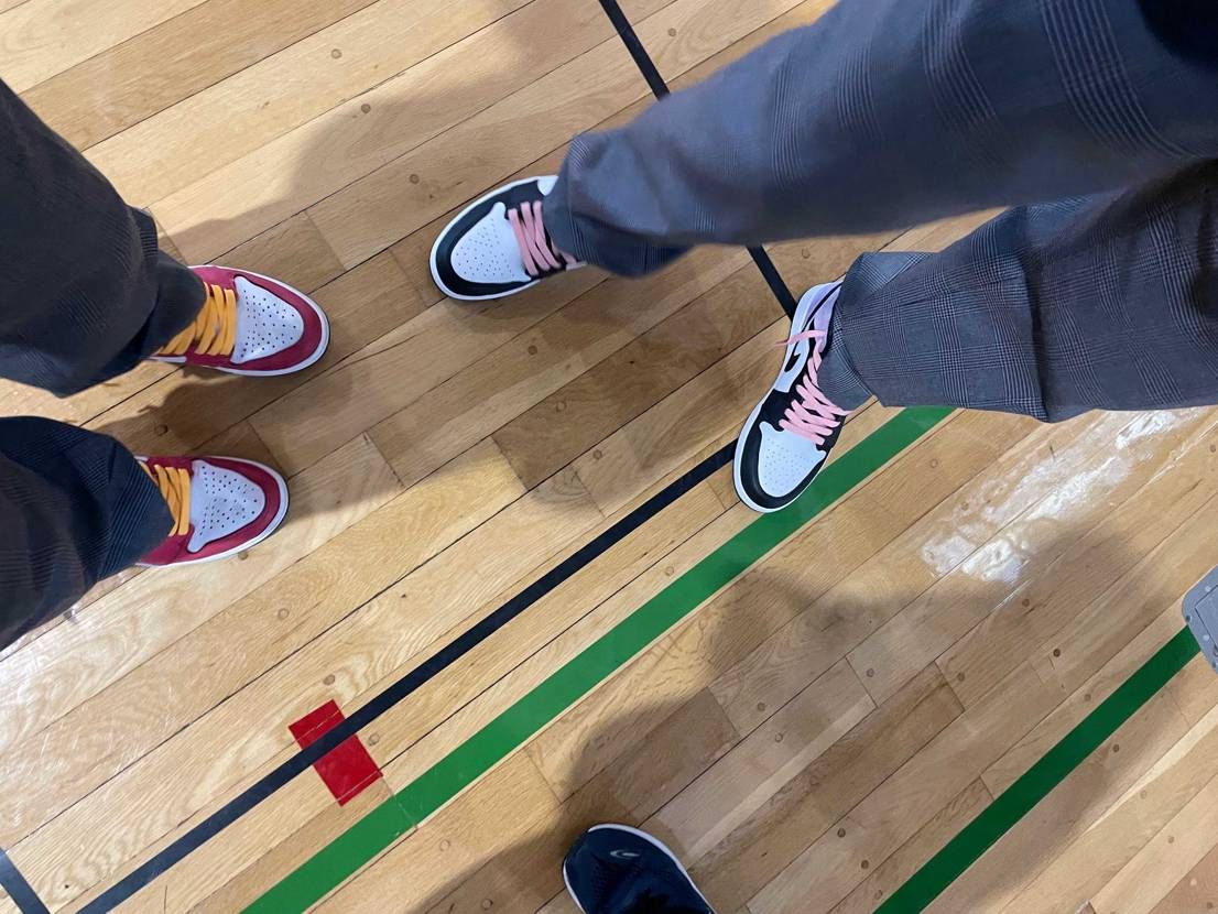 NIKE エアジョーダン1 僕はライトフュージョンです!