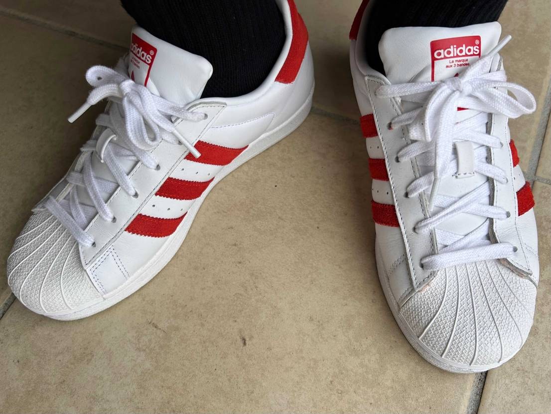 試合の日は、お気に入りのadidasを履いて気持ちを高めています👟
このユニフ