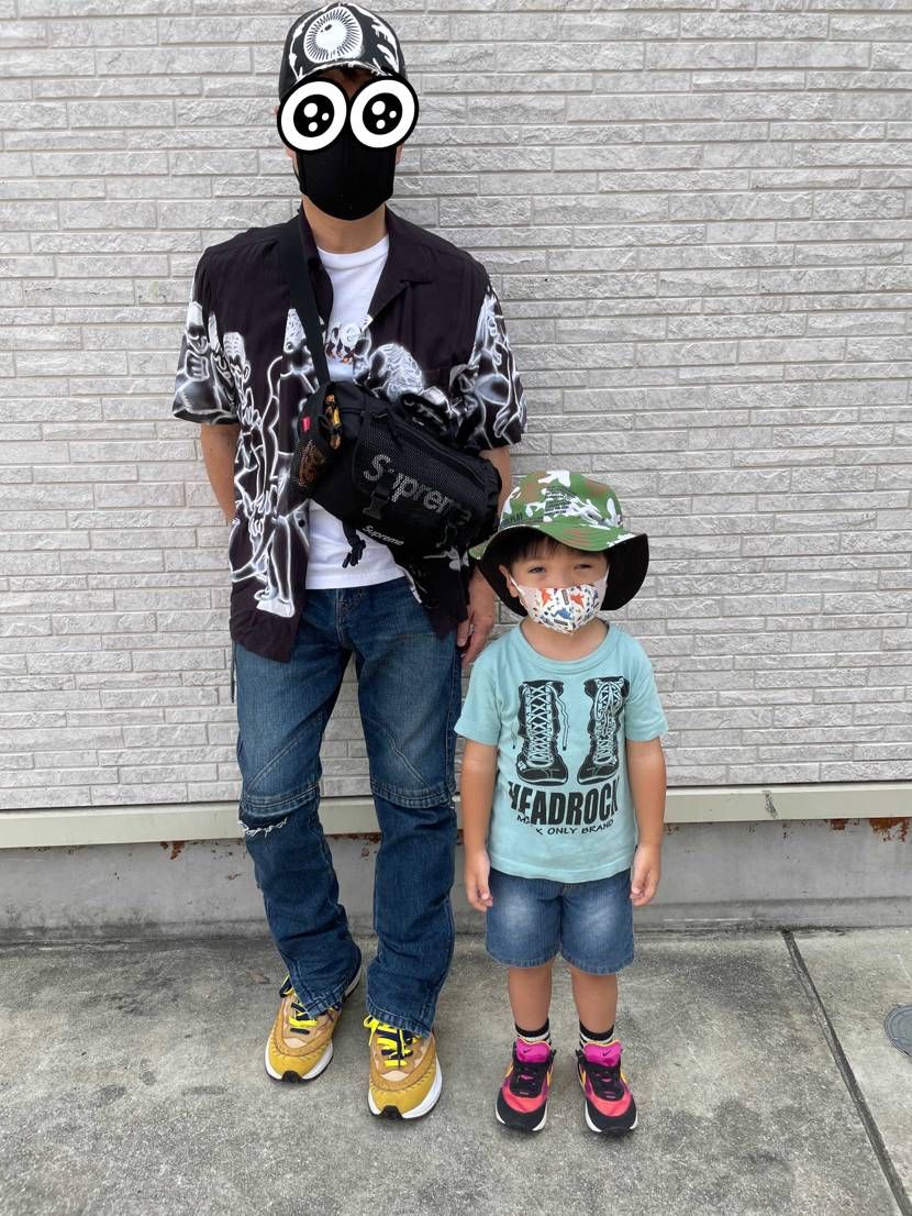 今日はクソ暑い中息子連れて難波までお出かけ😊
久々に古いsacaiのパンツにs