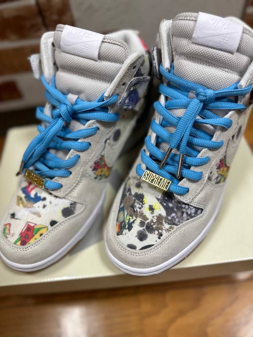 なんか白シューレースだとメリハリ無かったから付け替えてみた！