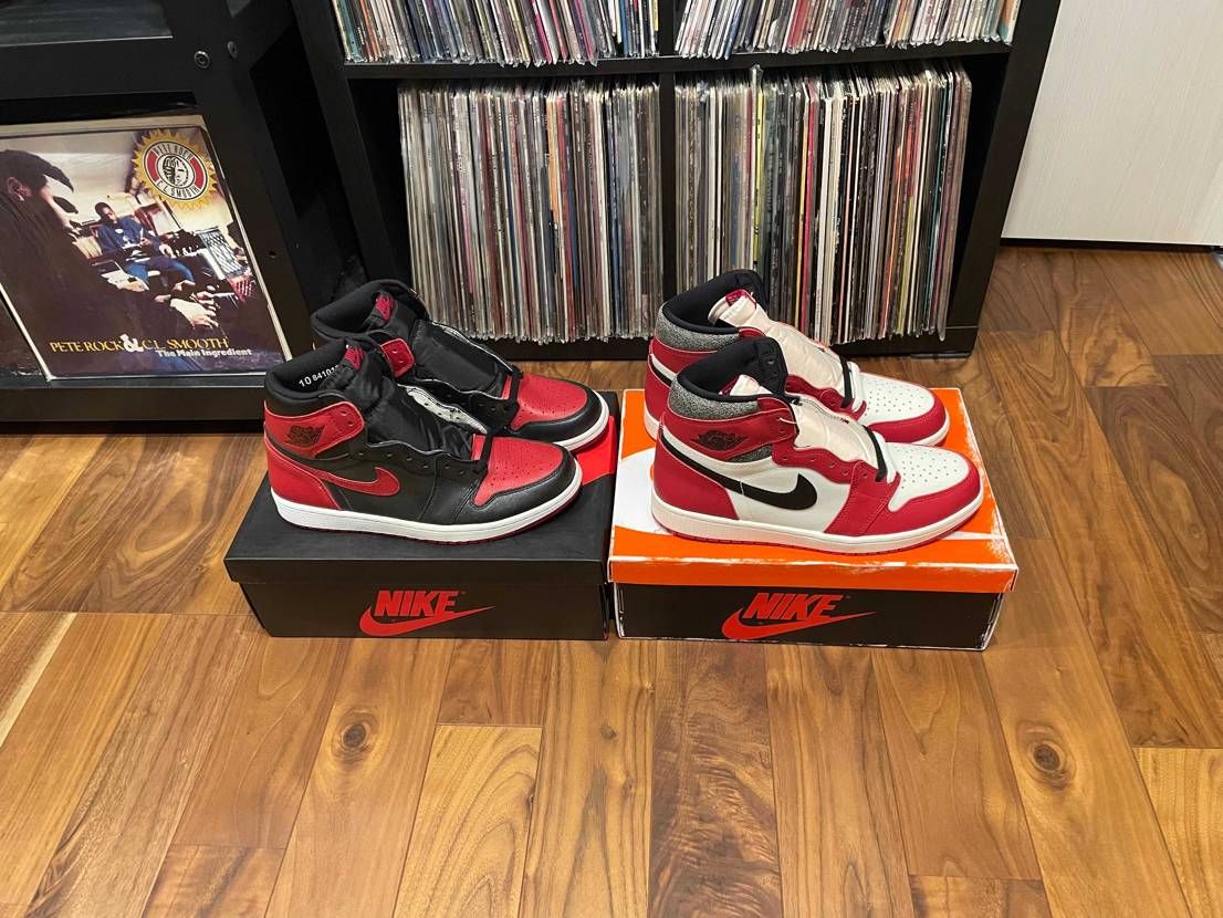 プレ値でAJ1 2022シカゴを購入。🥺
スニーカー収集のちょうど良い区切りな