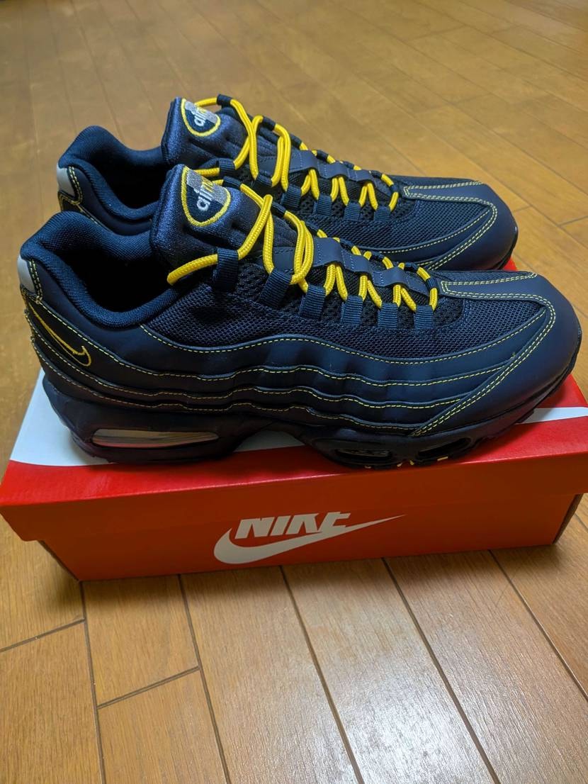 カラーリングは地味なバーガンディカラーですが
シューレース