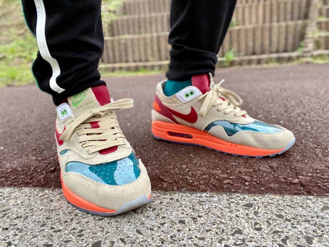 本日の一足シリーズ

air max 1 × clot
"kiss of 