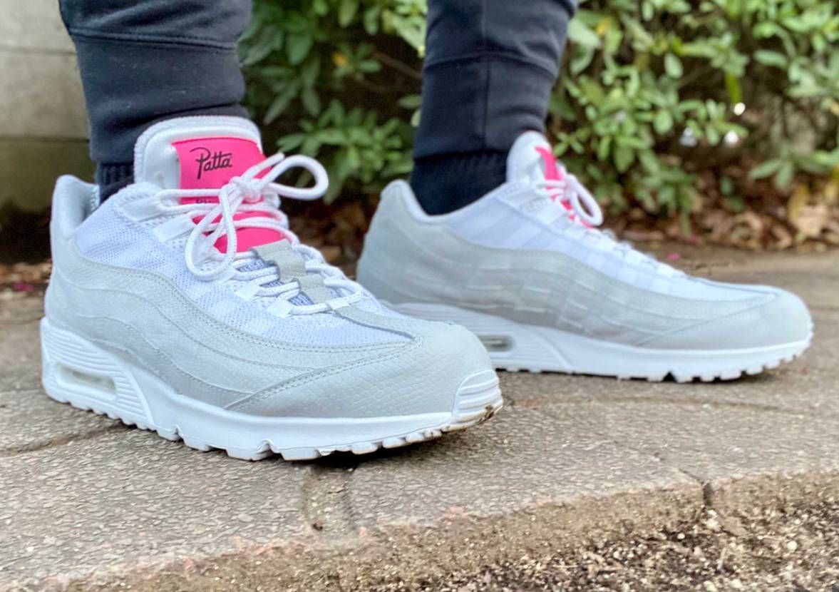 本日の一足シリーズ
air max 90/95 × patta
"pat