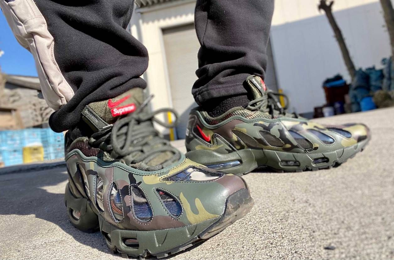 本日の一足シリーズ

air max 96 × supreme
"wood