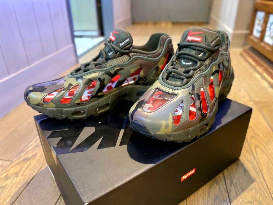 本日の一足シリーズ
air max 96 × supr