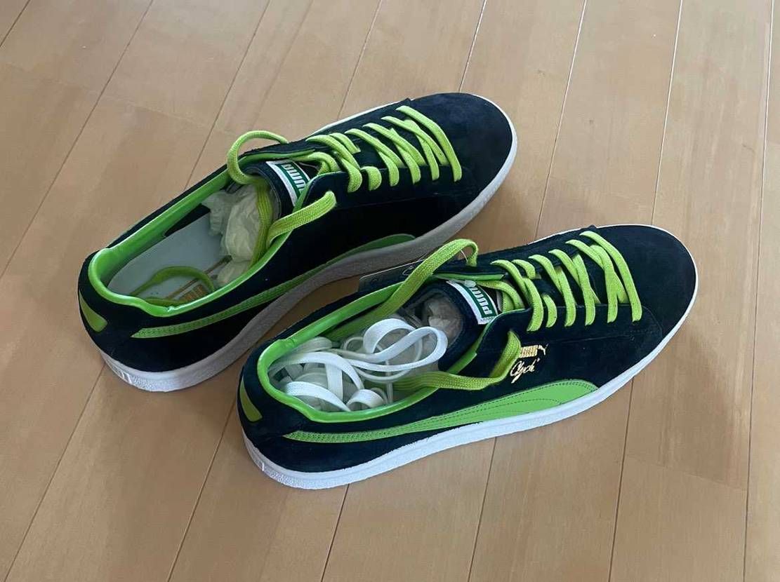 navyに蛍光のlight greenがとてもマッチしてます☺️
シューレース