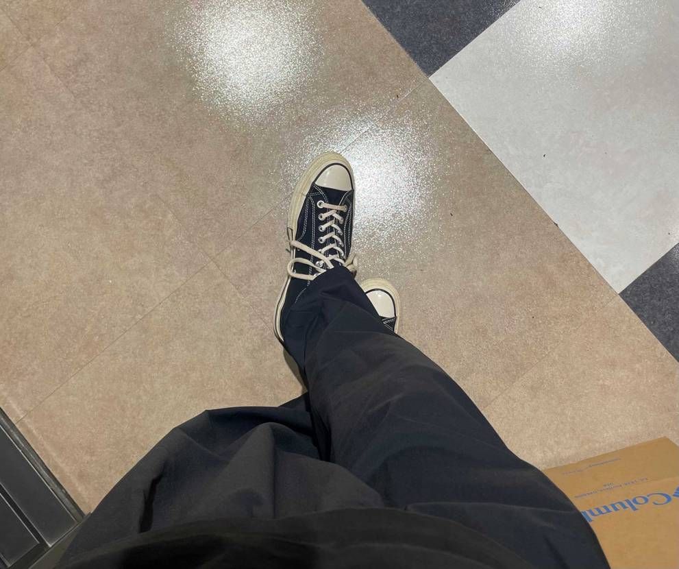 Columbiaのうっすいシャカシャカが良すぎて再購入して即履くの図
夏はこの