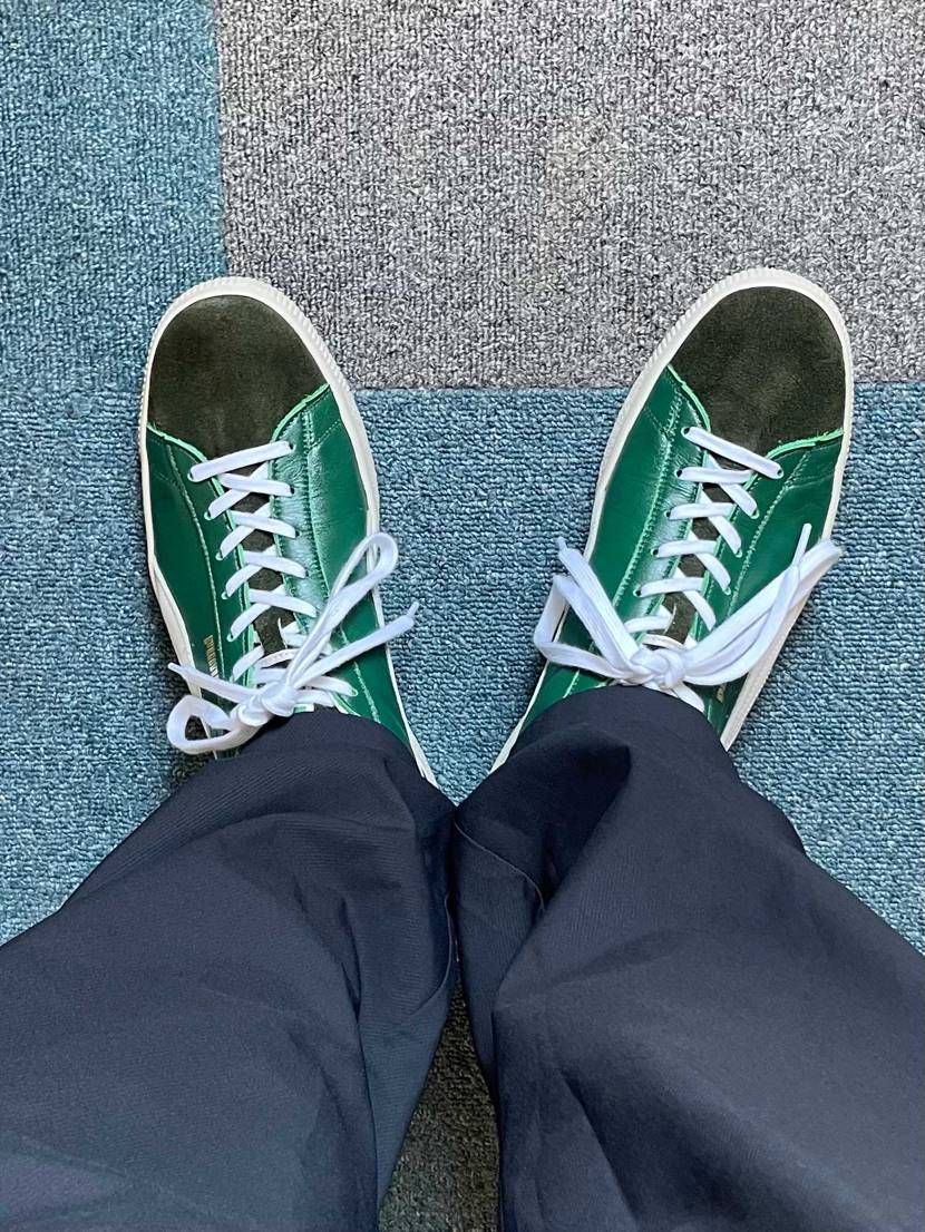 当初購入した27.5cmのグリモをギュン絞めしたく
左側:インソールあり
右