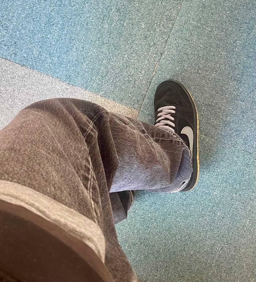 たまに履きたくなるNikeのこれとブラックデニム⚫️
