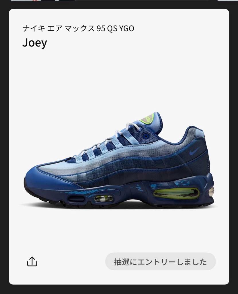 遊戯王 × ナイキ エアマックス95 
