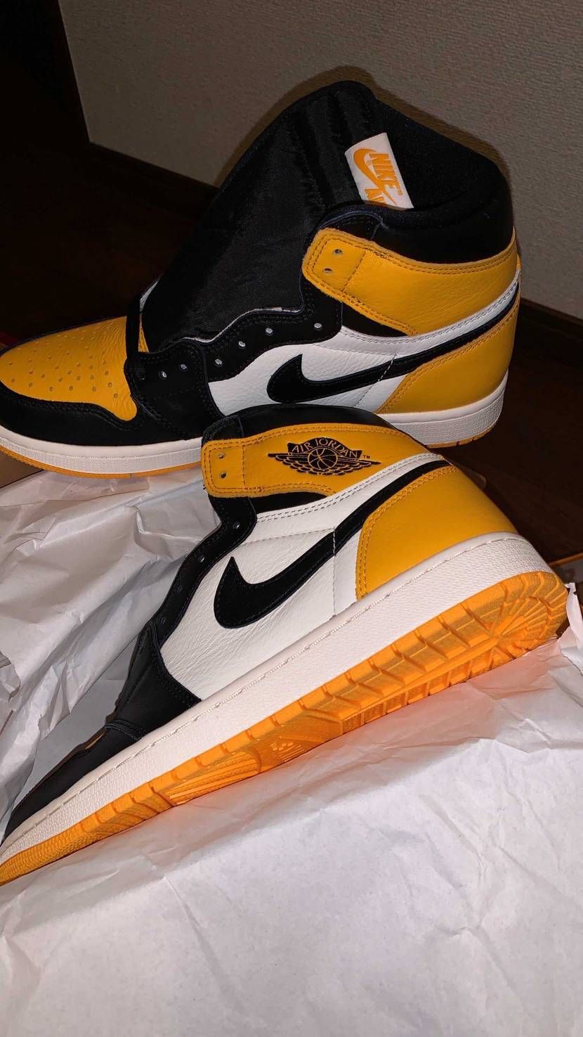 AIR JORDAN1TAXi 箱開けた瞬間可愛いすぎて愛着湧きます