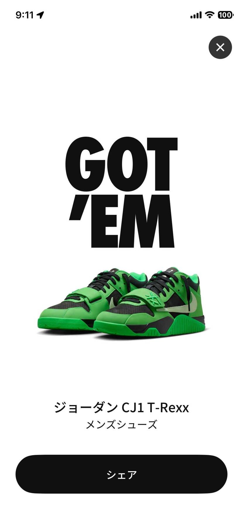 久々のtravis当たった！カラー自体はクソかっこいいけど、履きこなす自信がねえ