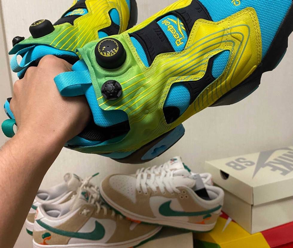 久しぶりにポンプ買ったら左足のポンプ壊れてて空気入らん😡
