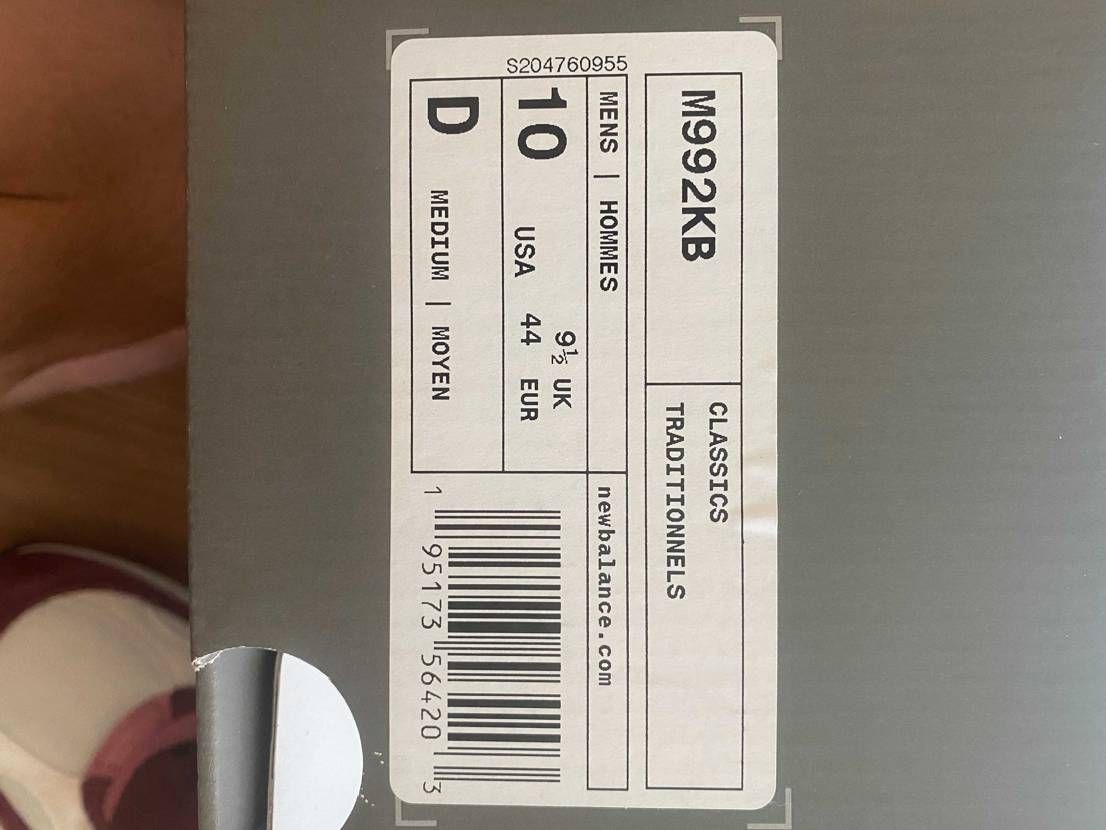 new balance992kithコラボ所有している方お願いします。
BOX