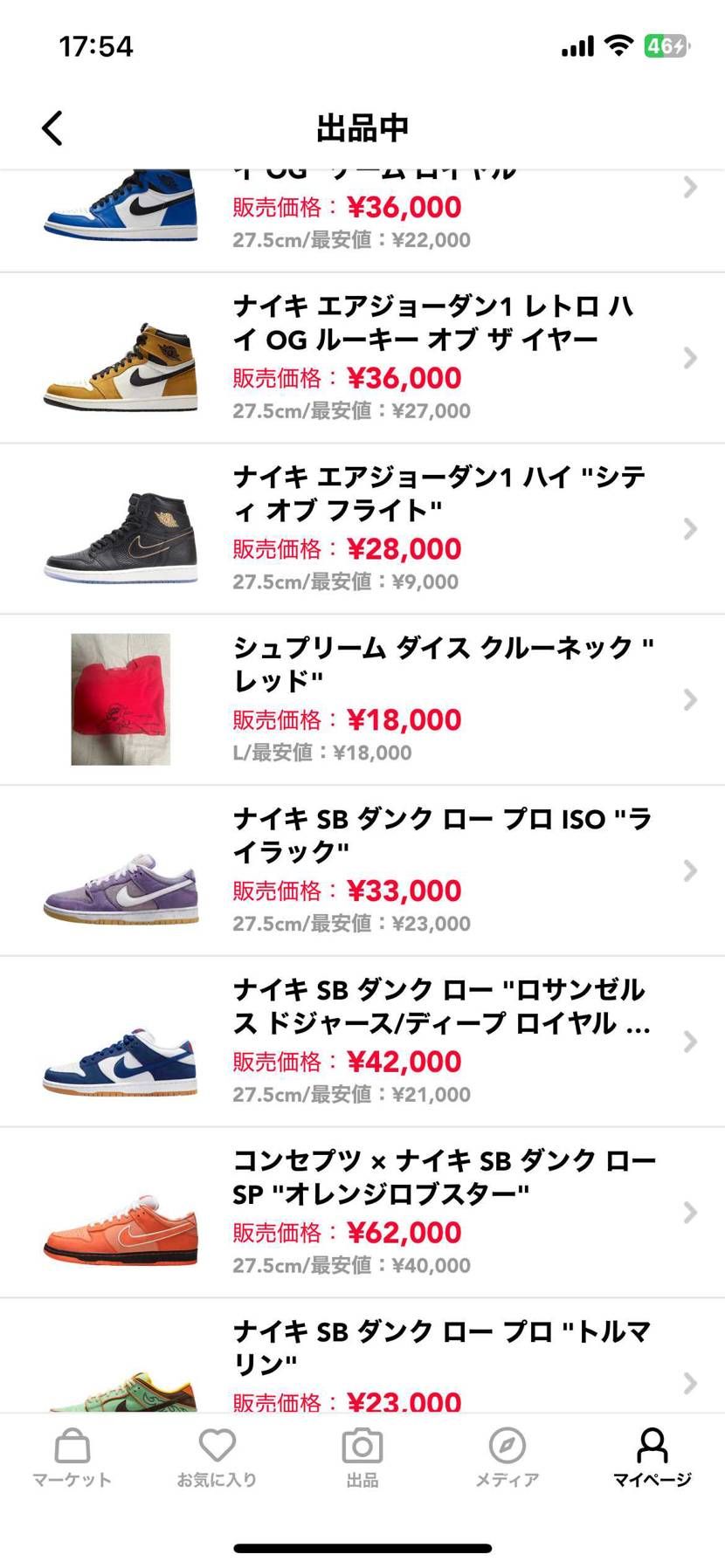 上3つ、下4つは黒タグ付きのため新品未使用ですが中古出品して