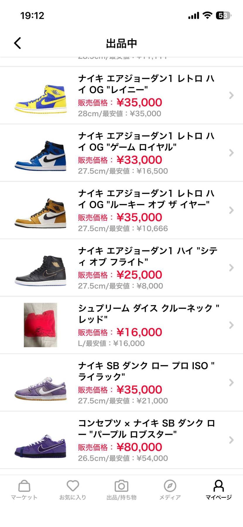 全て中古で出品中です
一部黒タグ付きの新品未使用品あり
