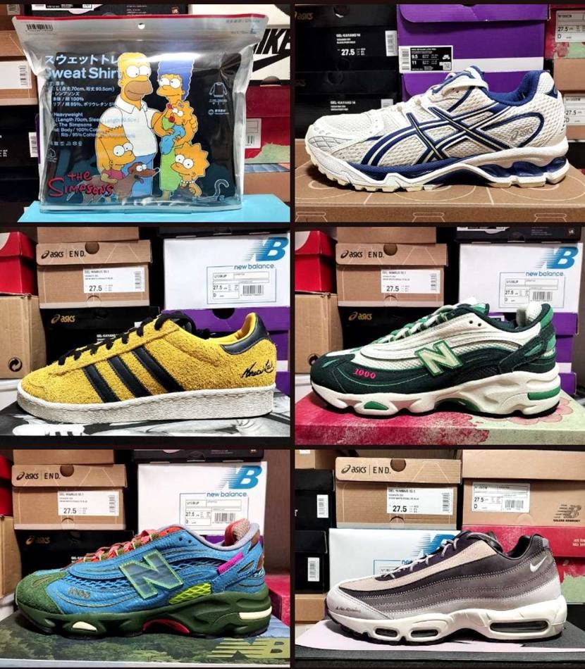 久しぶりに夜な夜なスニーカーを眺めておりました😶
やっぱおもろいっすね😶