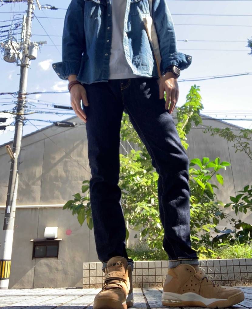 ウィートカラーのエアフォースマックスでお出かけ。
未だかつて、こいつを履いてる