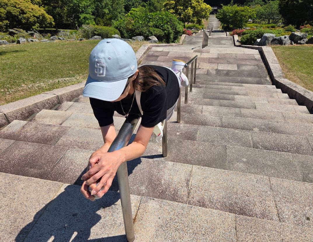 梅雨の合間の☀️晴れ間に
SB1👟ファーストモデル履いてみ