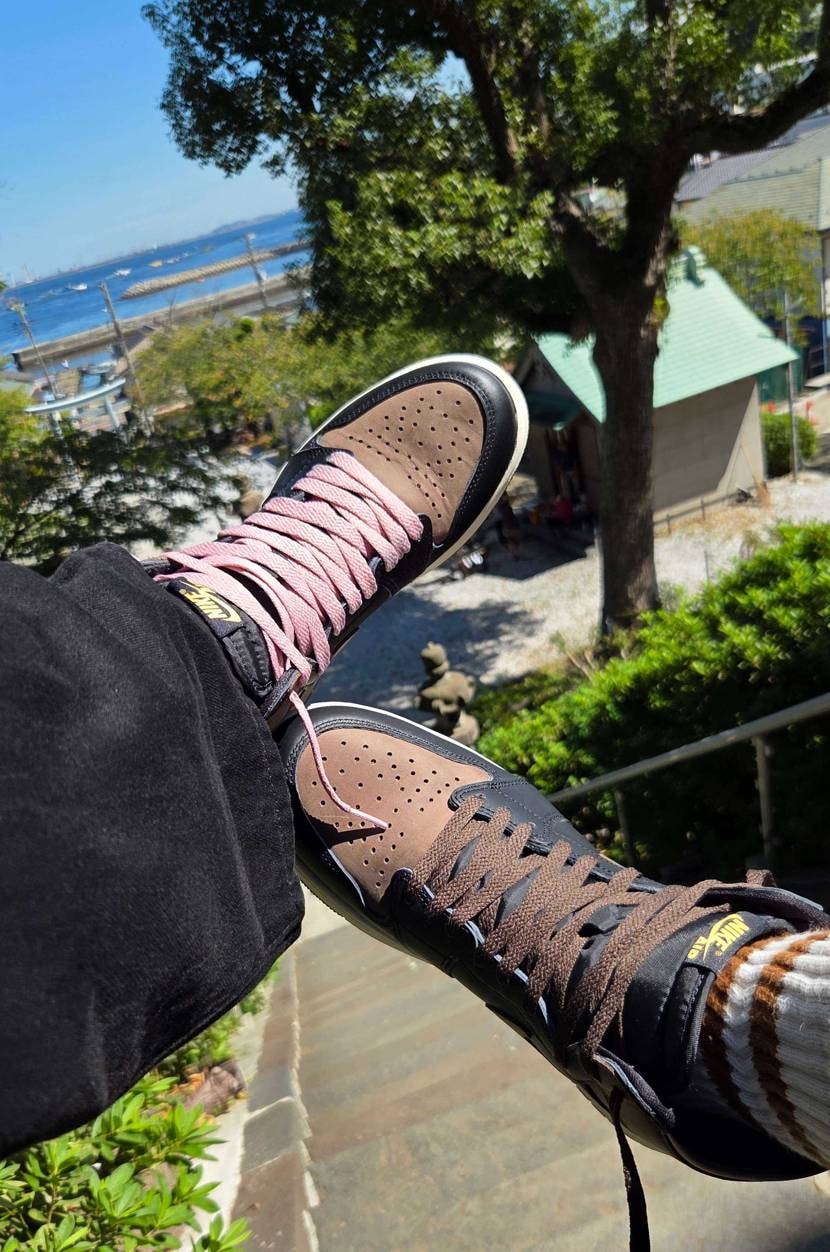 今月の⛩️神社参拝🙏
お供の👟は、奥さんの『秋を先取り🫶』の
一言でパロミノ