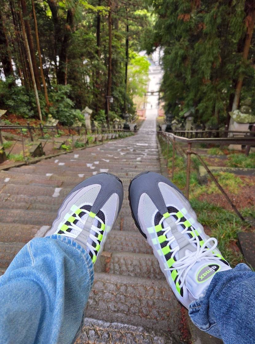 杜の都へ☔️→☁️
天気も回復して、参拝⛩️🙏も無事に
やる気マンマンで階段