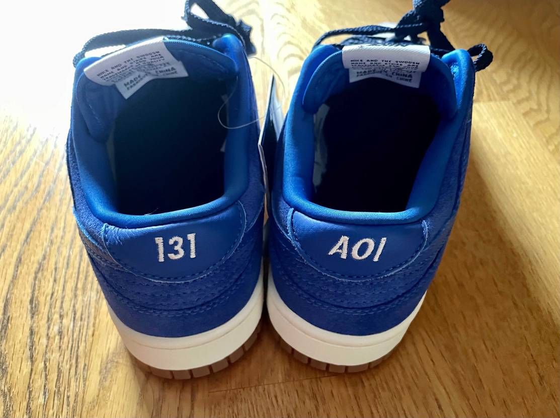 先程届いたby you二足目。DUNK LOW AIKATS