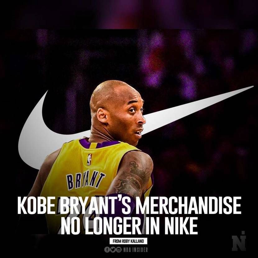 Nike removed all Kobe-related from their