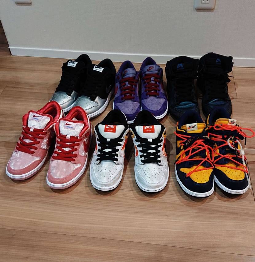 愛すべきダンクシリーズ
off white AJ5外れた悔し