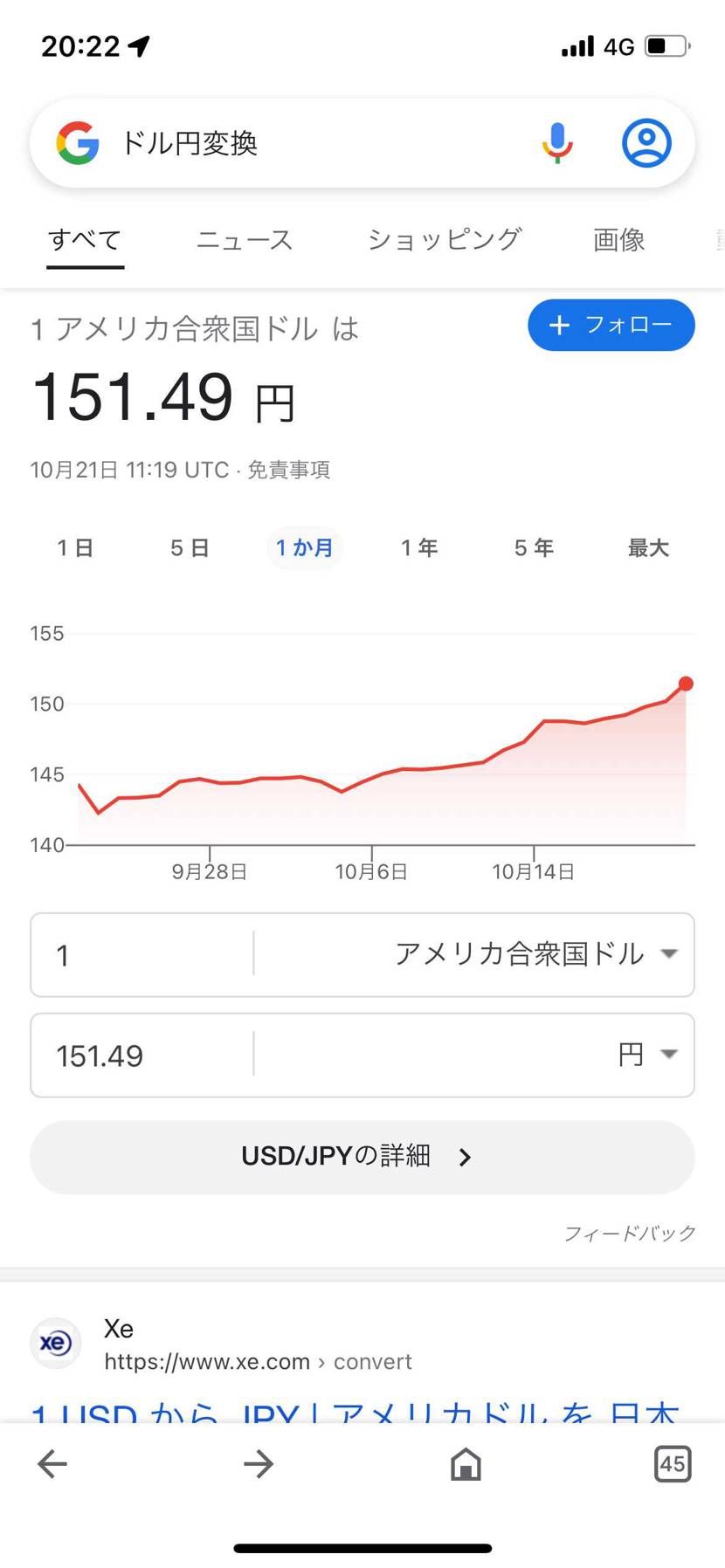 円安やばいな😅海外でしばらく買うの躊躇しちゃいますね